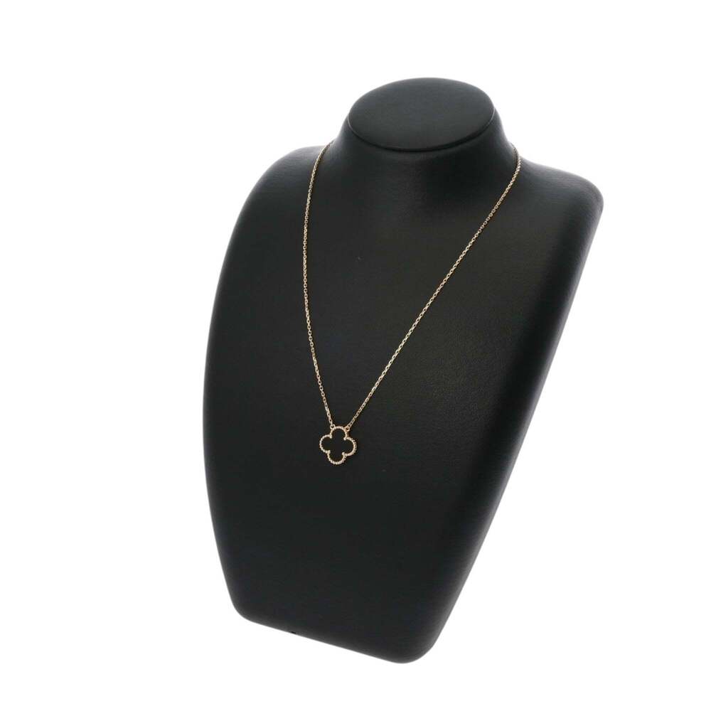 VAN CLEEF & ARPELS Alhambra Necklace VCARPMOP00 Women's 18K Yellow Gold YG A ... - Picture 8 of 11